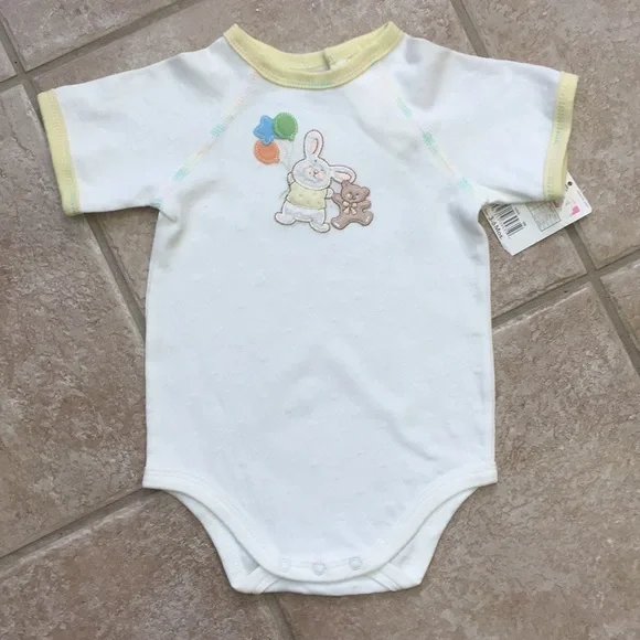 Little Wonders Bunny and Teddy Bear Bodysuit - Picture 10 of 10